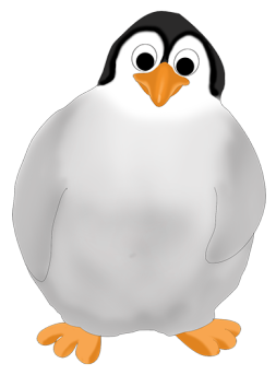 Penguin baby drawing