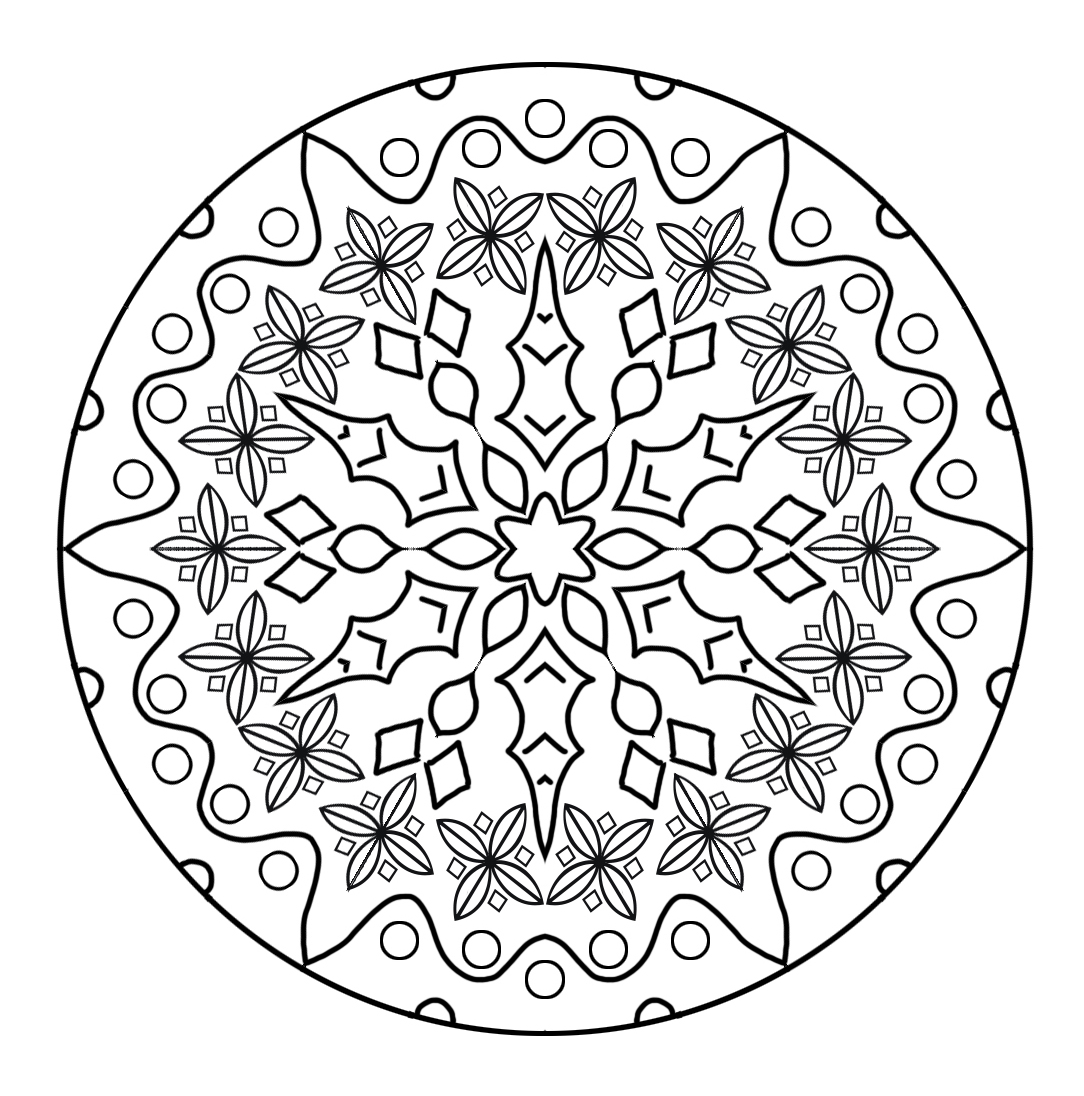 mandala coloring