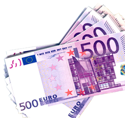 Euro banknotes clip art