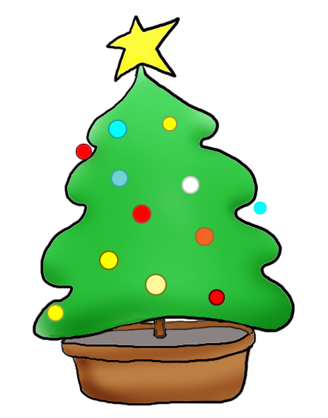 Christmas tree with Christmas decorations