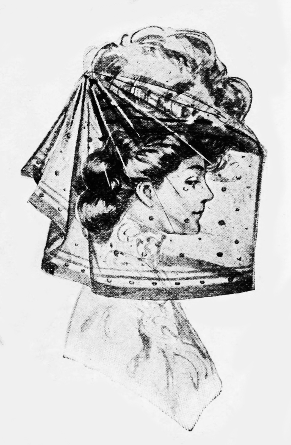 automobile veil Victorian era