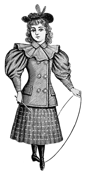 1894 Victorian clothing for children child's blazer
