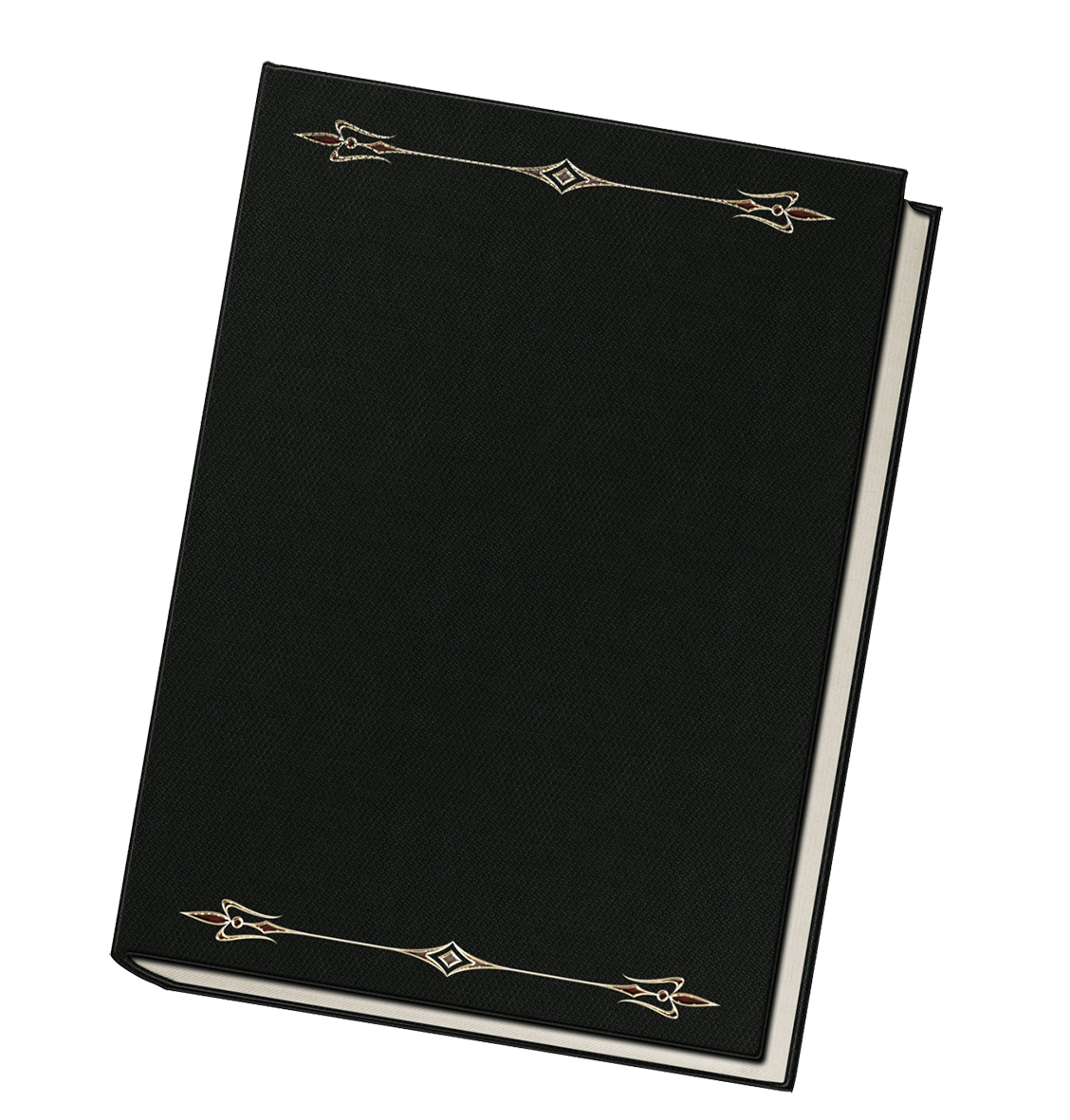 black book decorated clipart