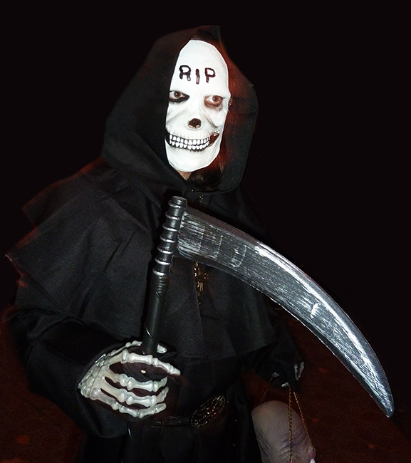 Halloween Death with scythe