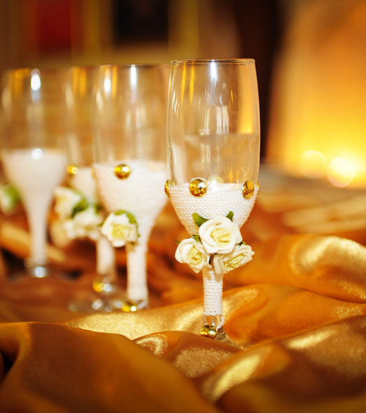 wedding glasses