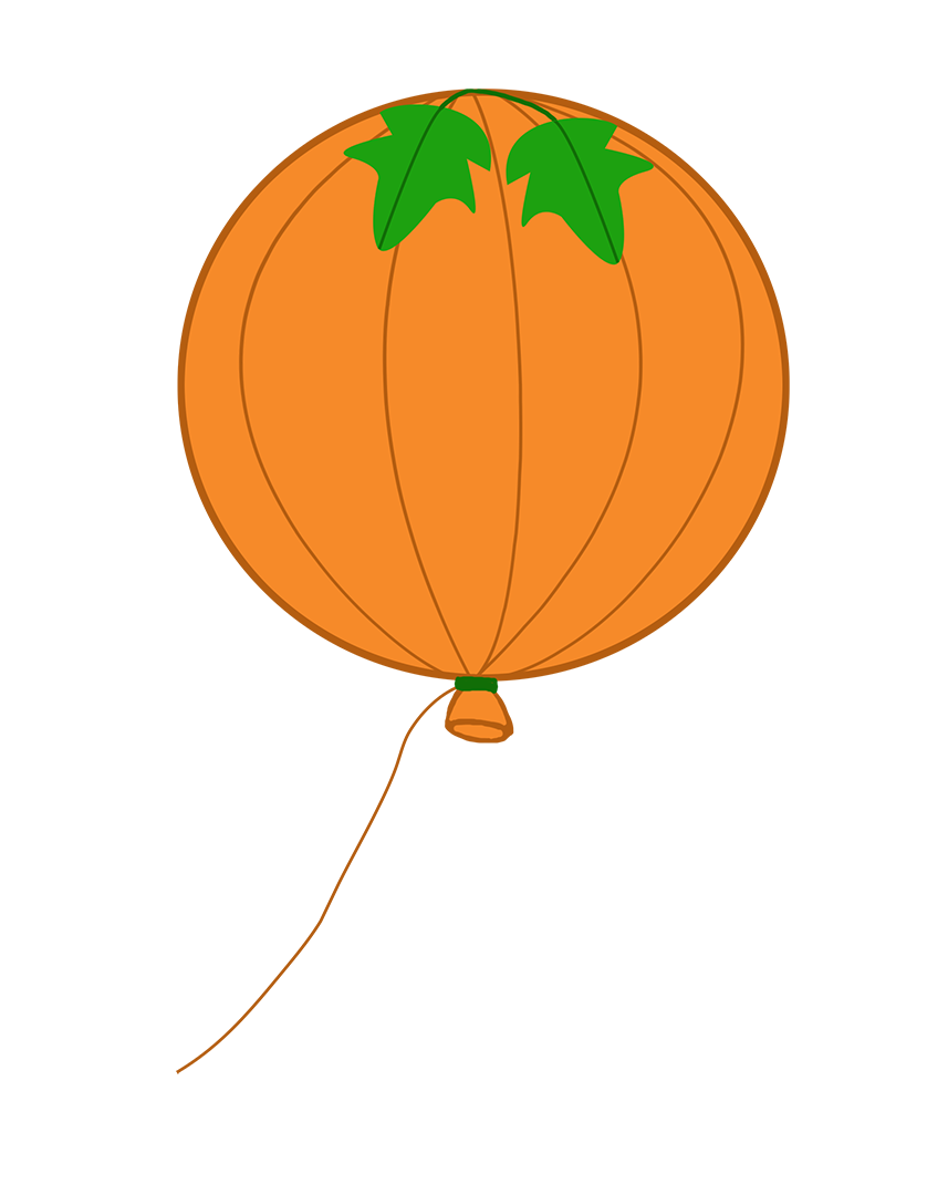 halloween pumpkin balloon