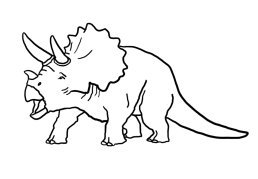 Triladopeill dinosaur coloring sheet