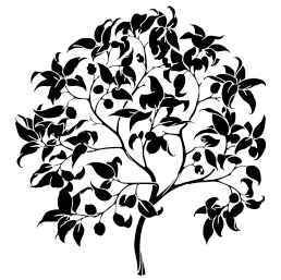 tree silhouette clipart