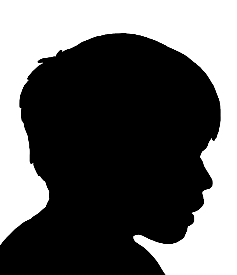 boy face silhouette