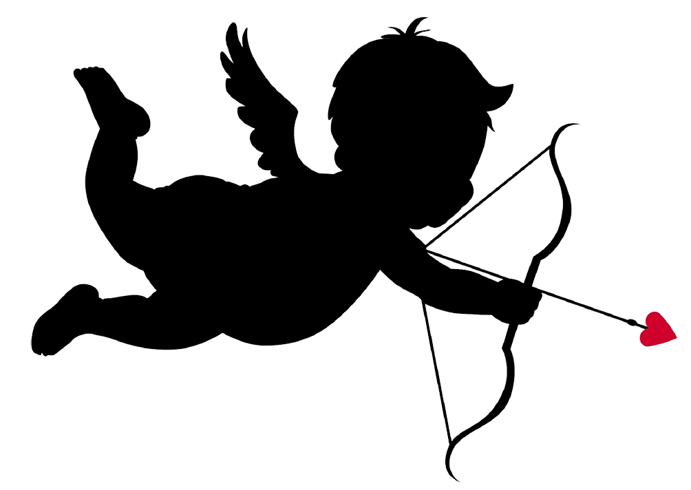 cupid with bow and arrow
