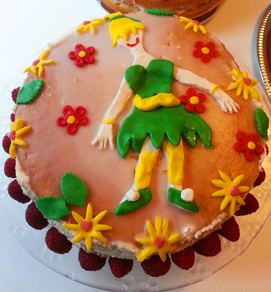 Tinkerbell birthday cake