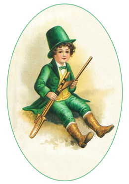 St. Patrick's Day boy in green