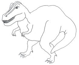 Drawing of T.rex