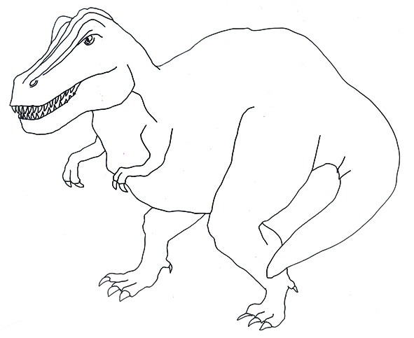 Drawing of T.rex