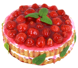 strawberry Birthday cake