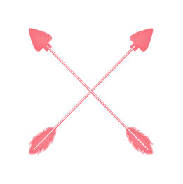 crossed arrows pink