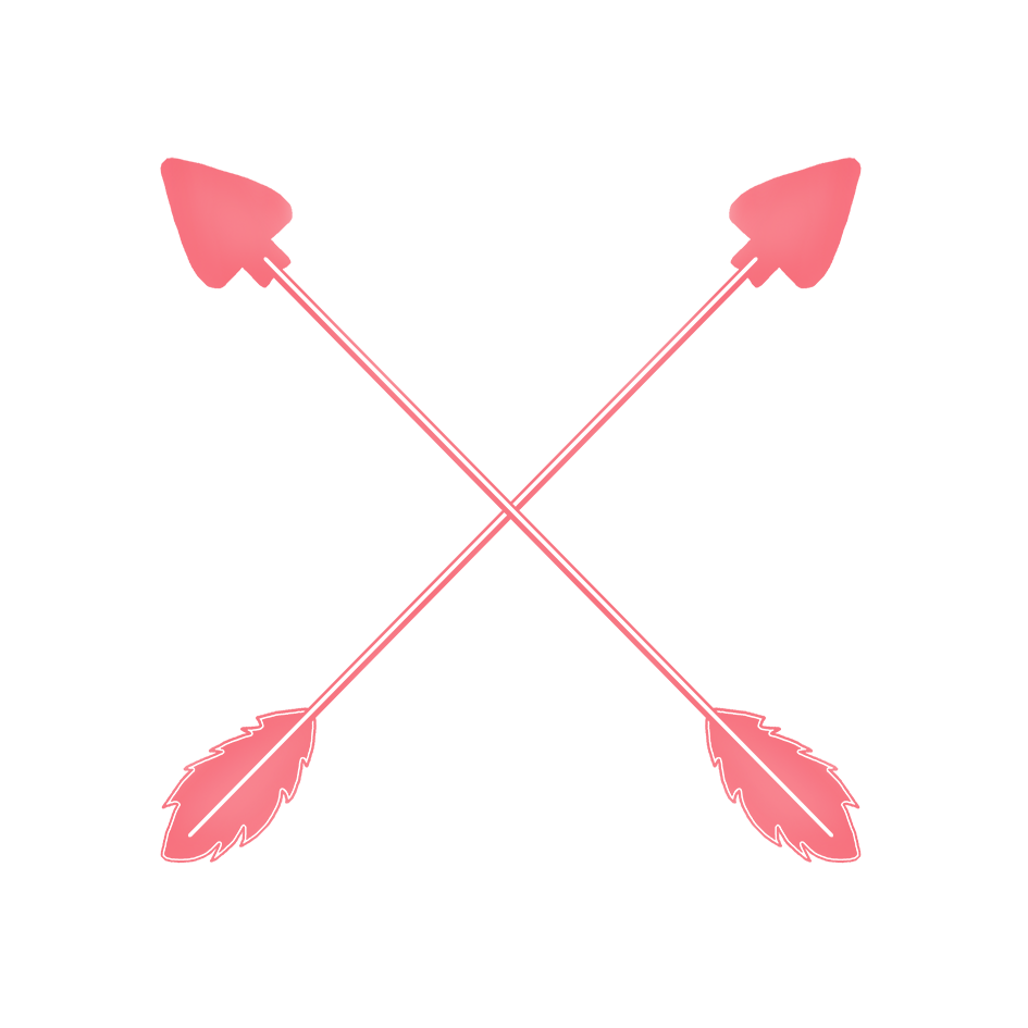crossed arrows pink