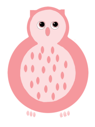 pink owl template