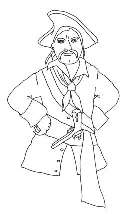 Print out coloring pages pirate