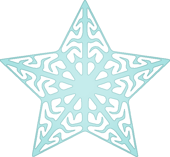 starshaped snowflake 
