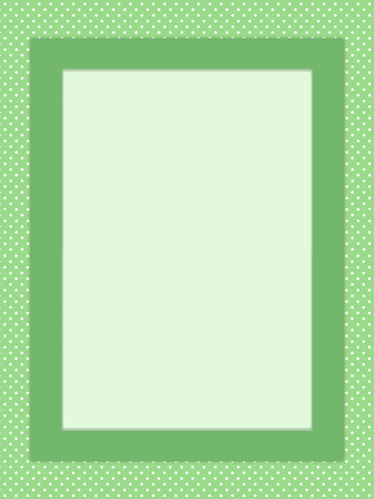 green spotted frame