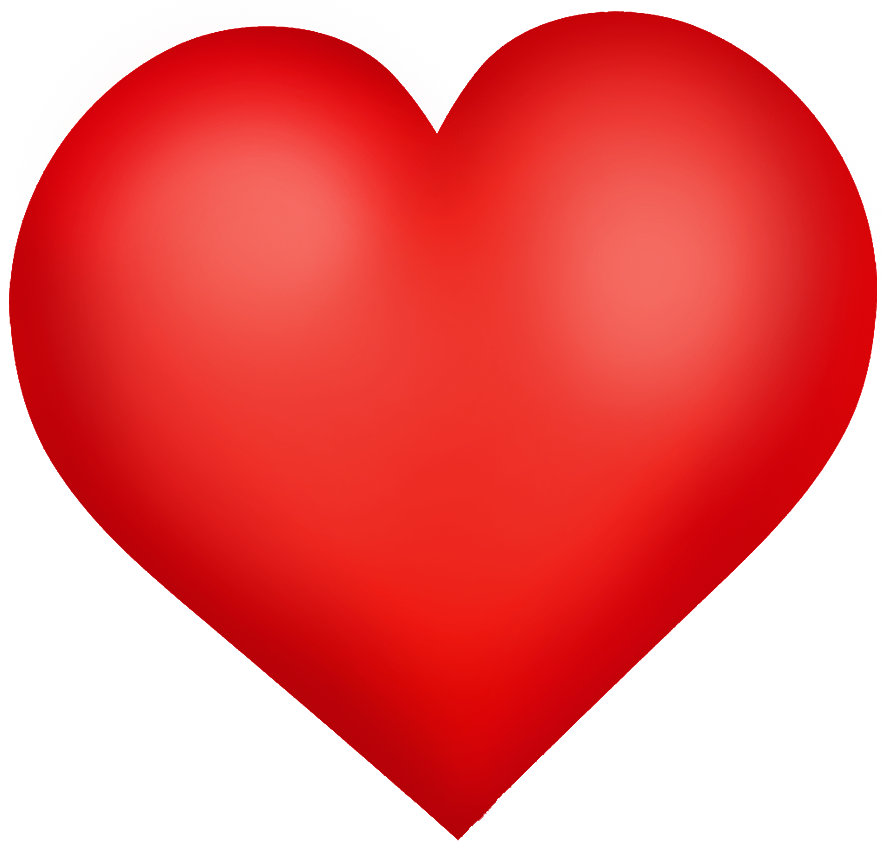 Valentine's Day heart shaped