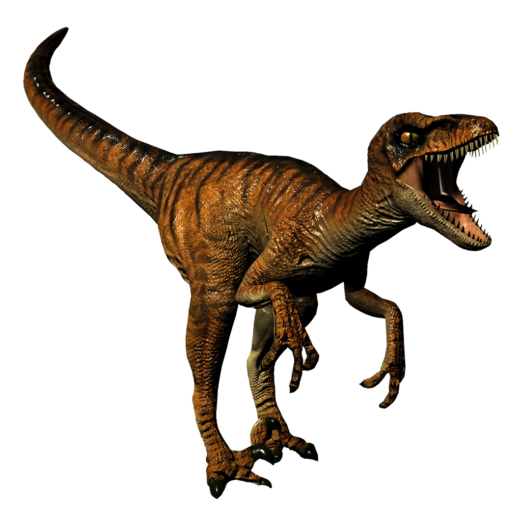 attacking velociraptor