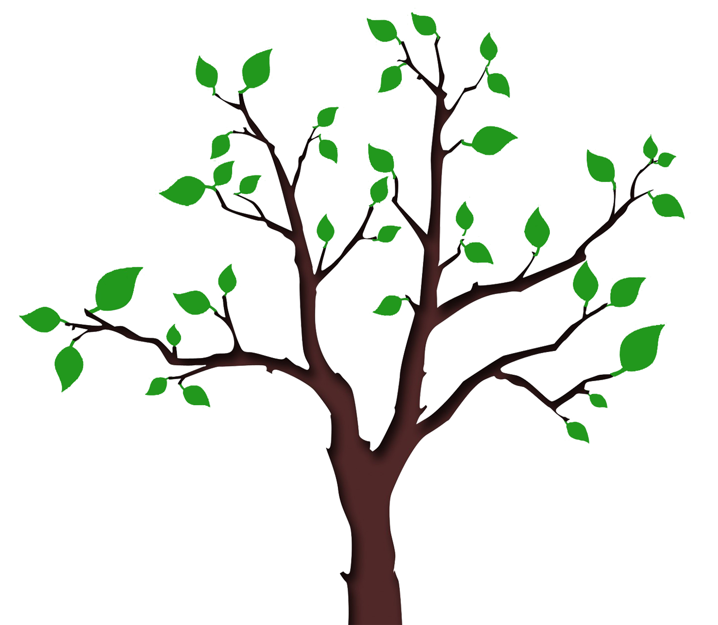 tree with green leafage