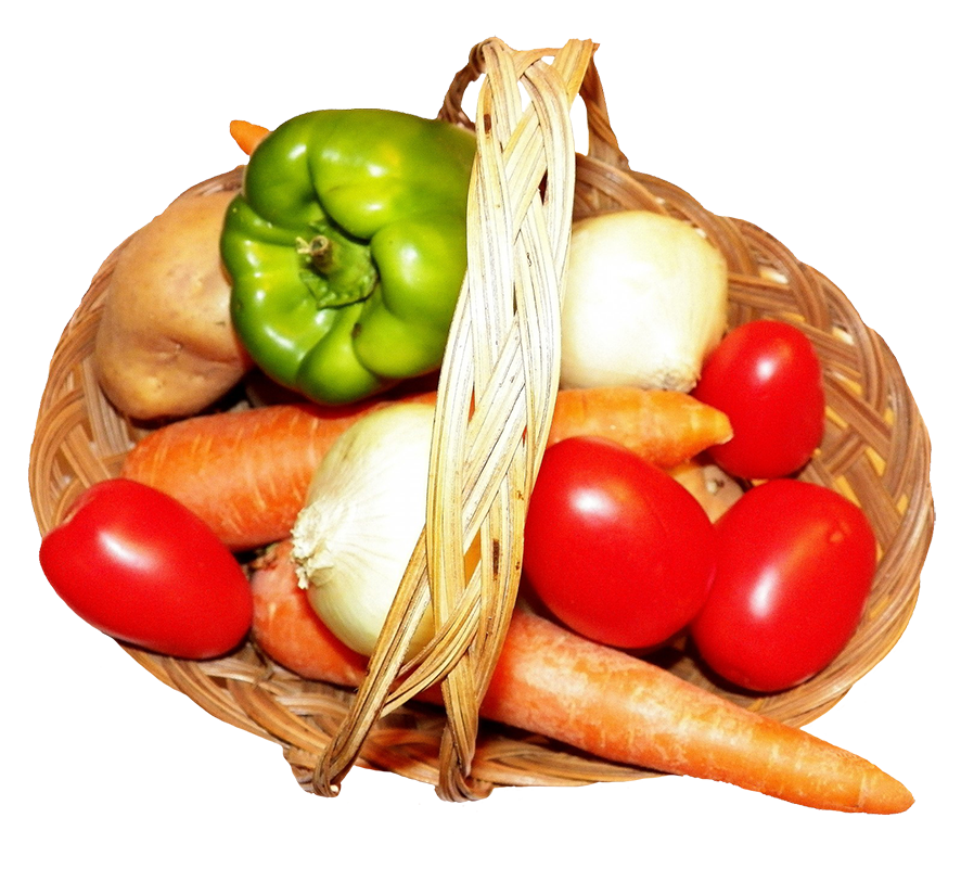 vegetables in a basket