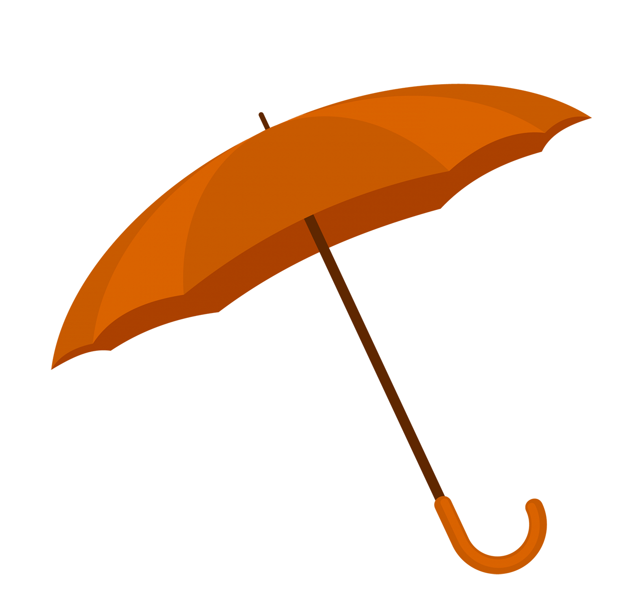 orange umbrella image
