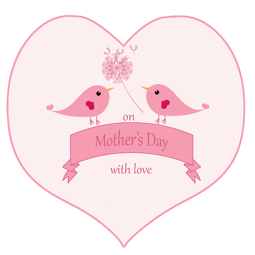 mother's day greeting with birds