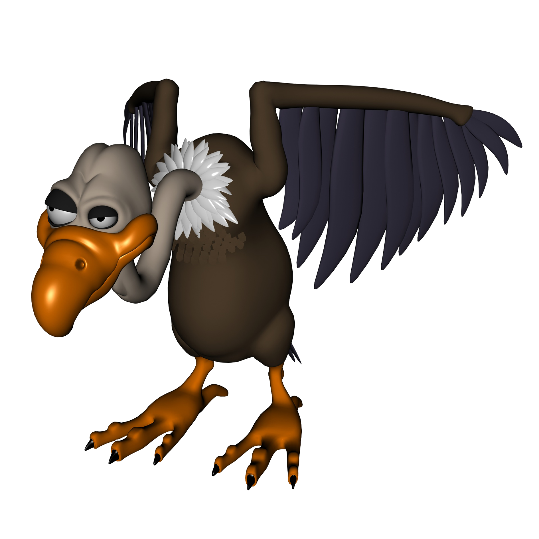 cartoon vulture