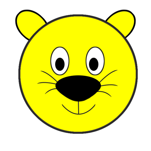 animal smiley face clipart