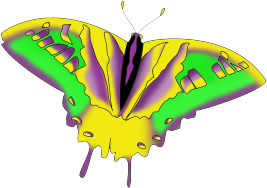 swallowtail butterfly clipart