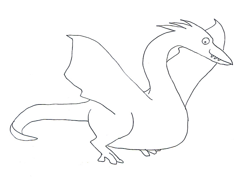 pterosarus coloring page
