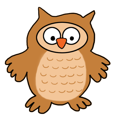 baby owl clipart