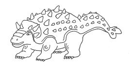 Dinosaur clipart ankylosaurus