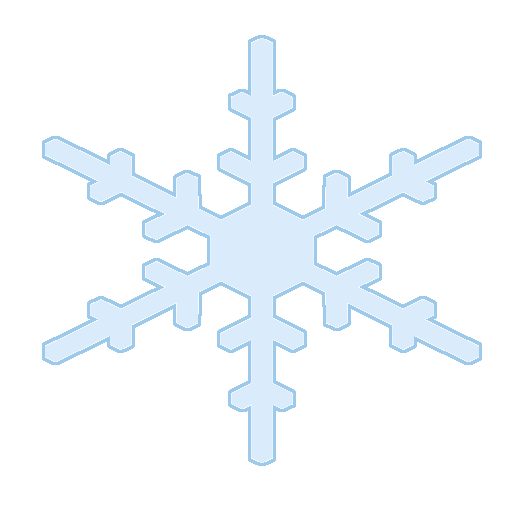 simple snowflake shape