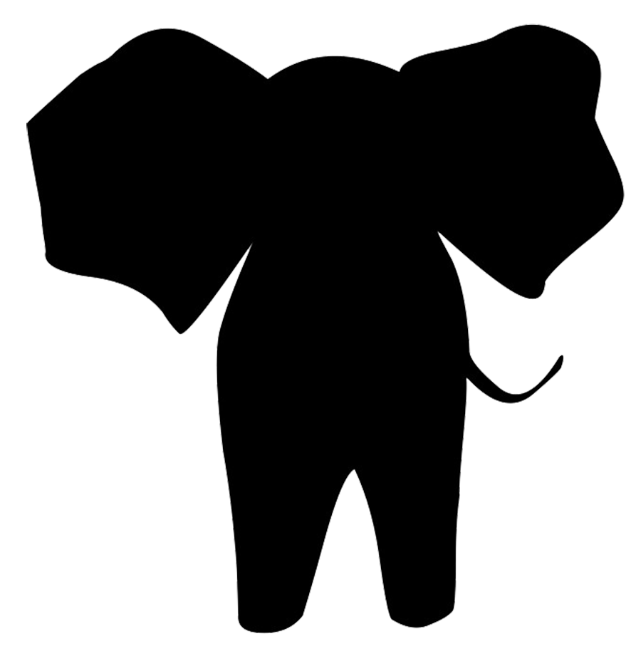 simple elephant silhouette