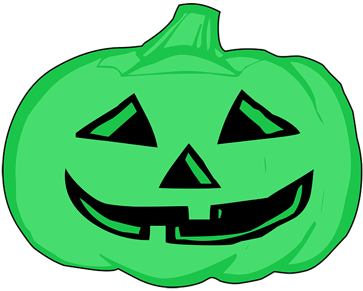 green pumpkin head