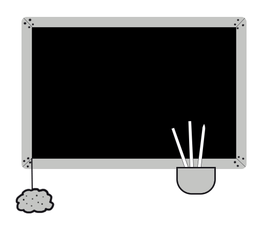 blackboard for school clip art