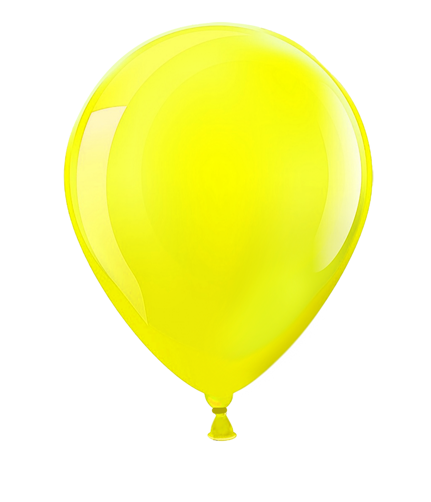 yellow shining balloons images