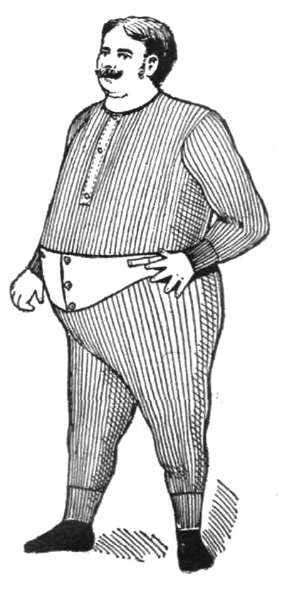 large men's underwear Victorian time