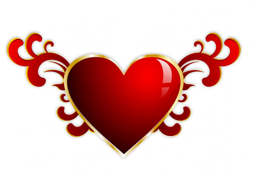 valentine heart decoration