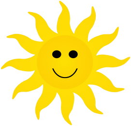 simple sun drawing
