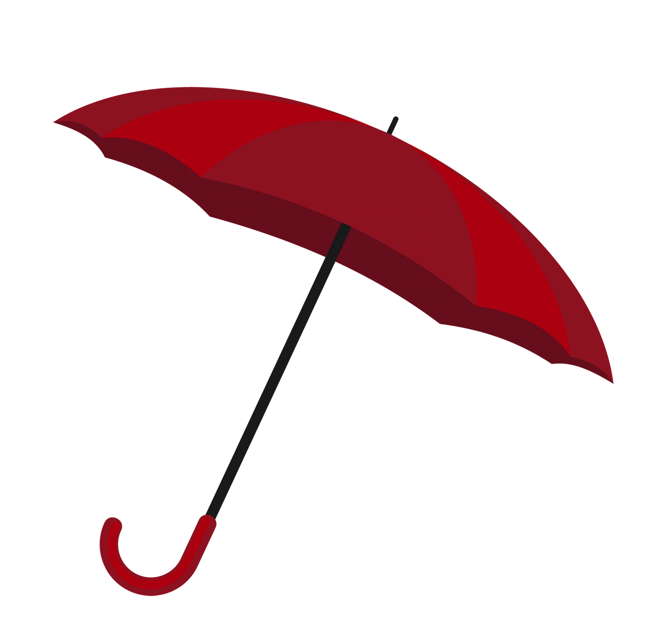 red umbrella clipart