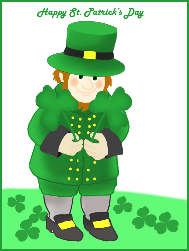 st. Patrick's Day joke and clipart