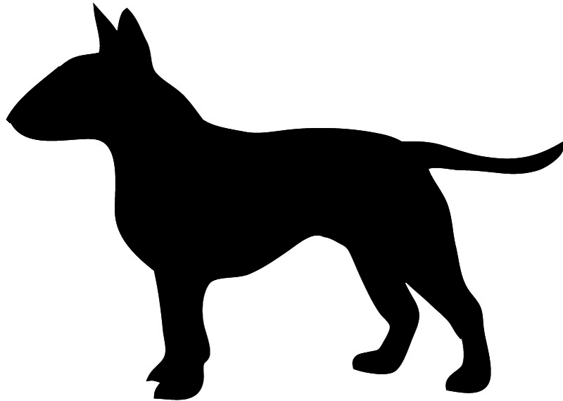 Bull-terrier silhouette