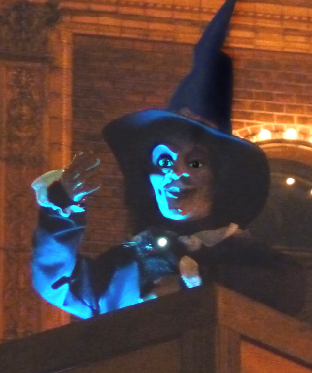 Blue Halloween witch