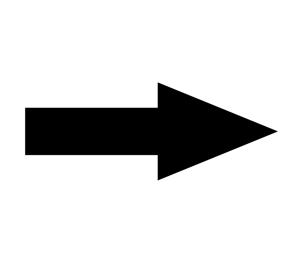 simple black arrow PNG